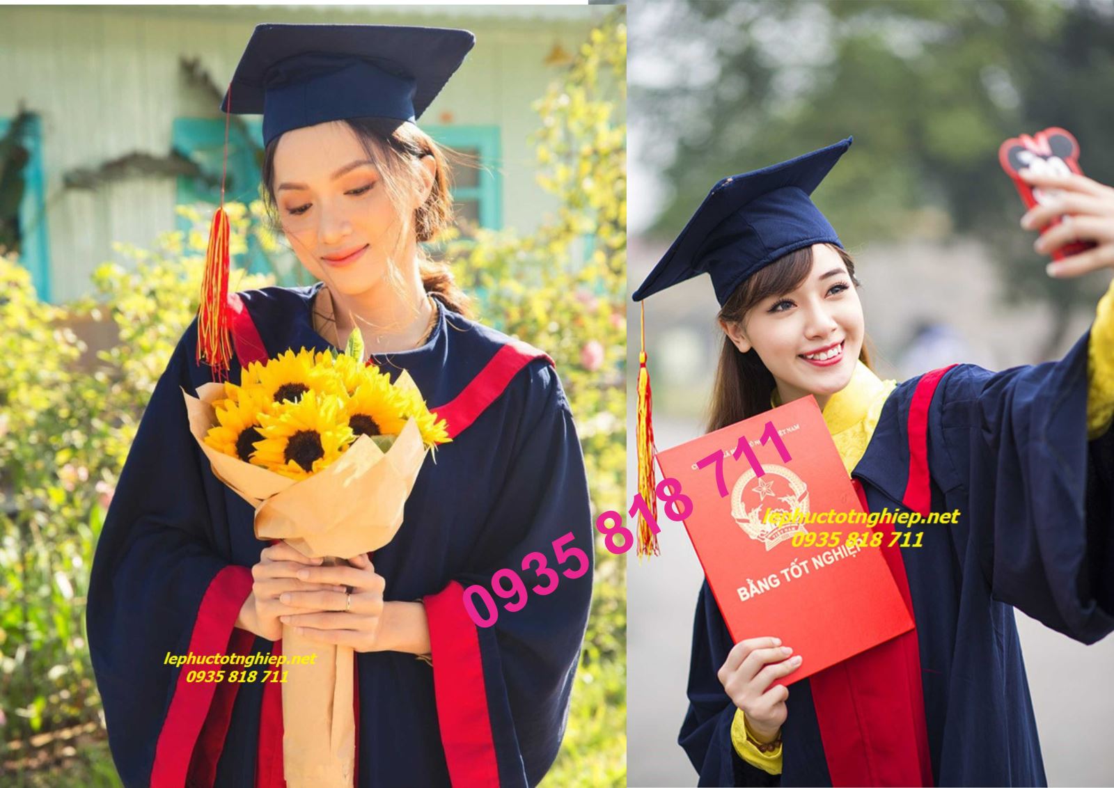 đồng phục tốt nghiệp